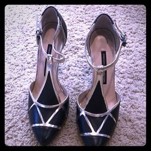 French Connection gorgeous t-strap heels